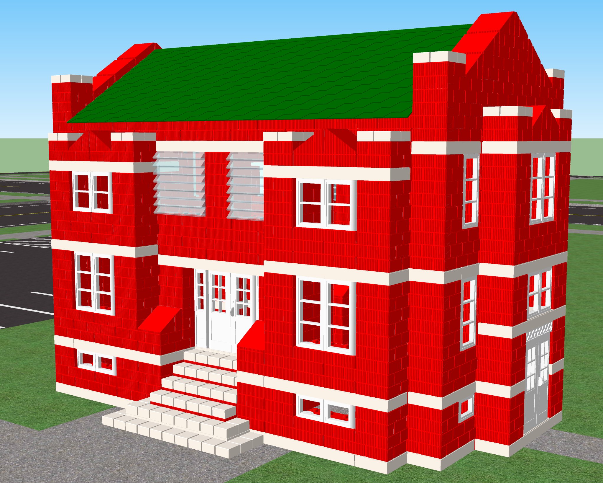 Toyville Masonic Hall Front View