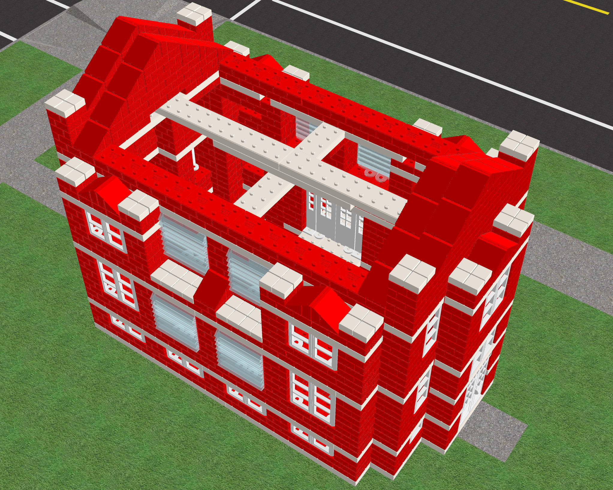 Toyville Masonic Hall Top View